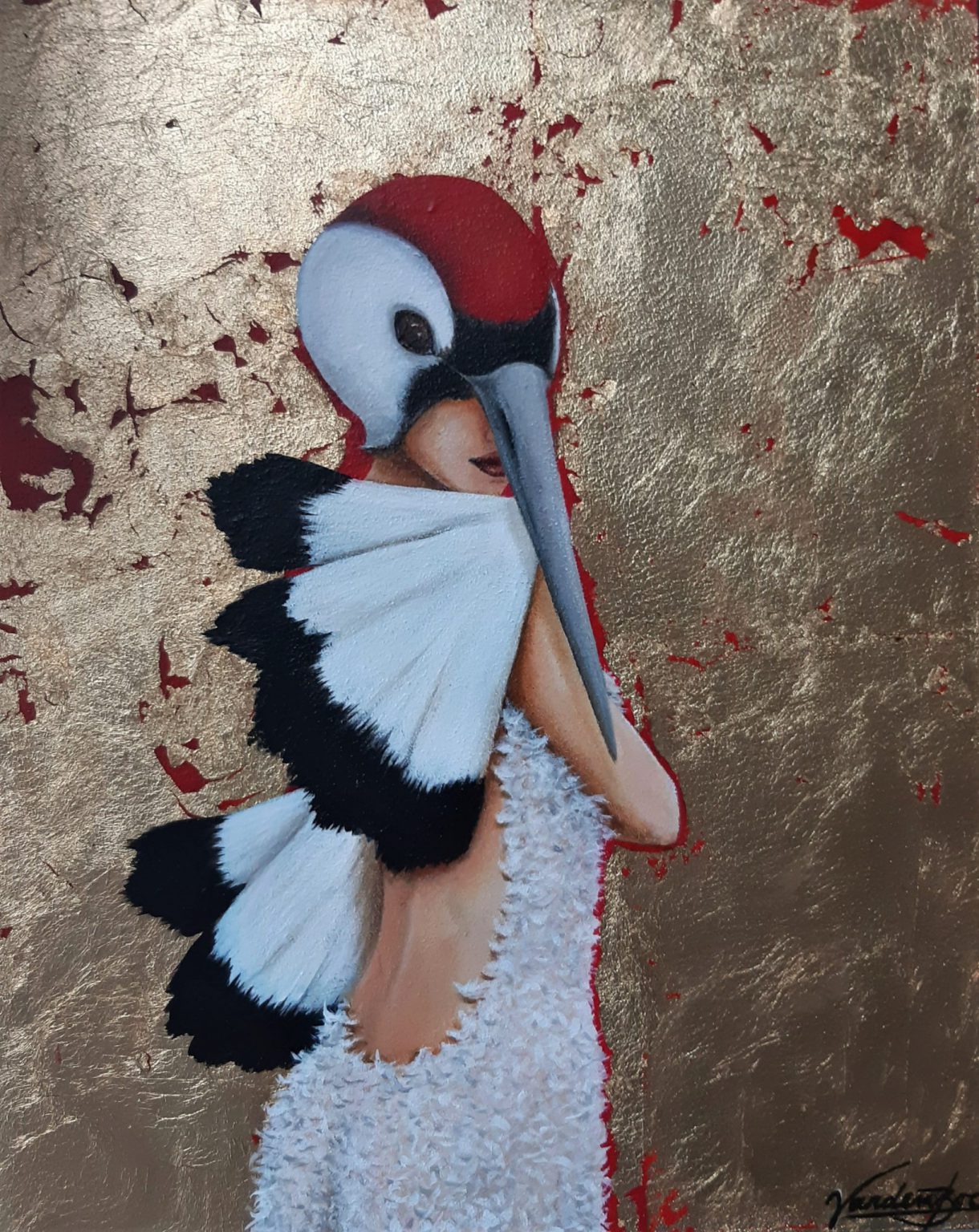 Cynthia Vandenbor Popsurrealisme Vogelvrouwen SHE Art Gallery