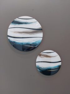 Rond kunstwerken set van 2 Marlies Geldof