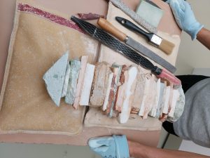 making of the sculptures of Danielle Coeterier